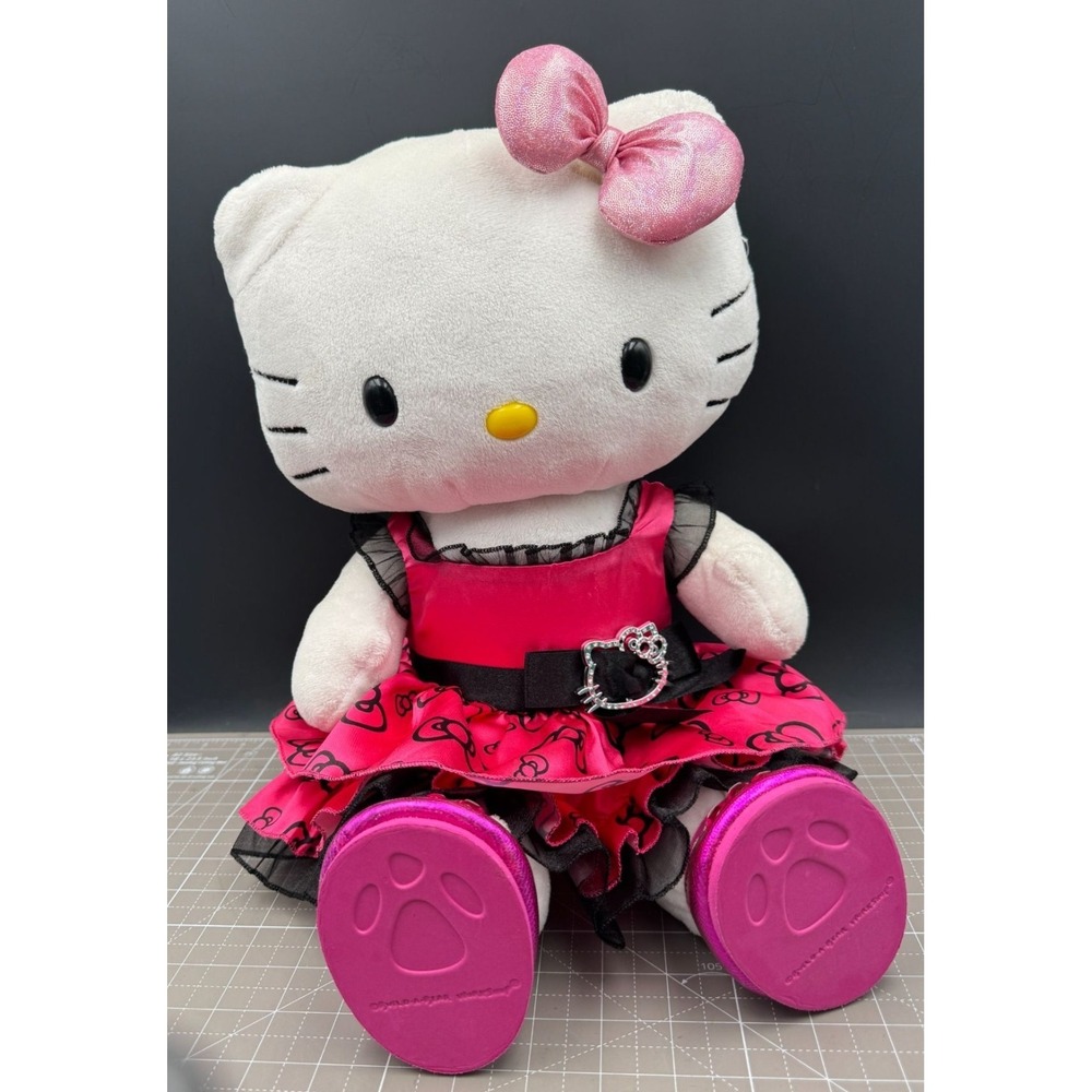 Vintage My Little Kitty Build A Bear 18" Plush with Clothing Shoes Bow 18"